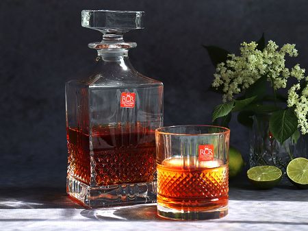 Kpl. szklanek do whisky 0,34 L (6 szt.) + karafka 0,85 L  RCR - BRILLANTE 4SB.BR.733580